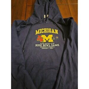 NWT University of Michigan Playoff Semifinal Rose Bowl Game 2024 Hoodie